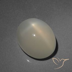 9,17 ctw natürlicher Erdiges Braun Sternmondstein, Oval, Lichtdurchlässig