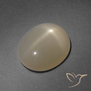 9,17 ctw natürlicher Hellbraun Sternmondstein, Oval, Lichtdurchlässig