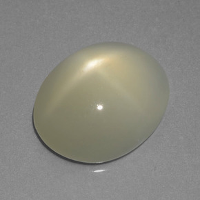 4,49 ctw natürlicher cream Stern-Mondstein, Oval Schliff, Lichtdurchlässig