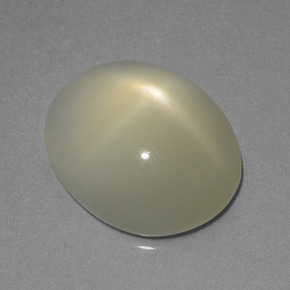 4,49 ctw natürlicher cream Stern-Mondstein, Oval Schliff, Lichtdurchlässig