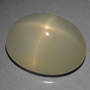 23,15 ctw natürlicher cream Stern-Mondstein, Oval Schliff, Lichtdurchlässig