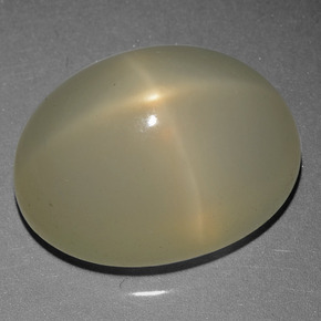 23,15 ctw natürlicher cream Stern-Mondstein, Oval Schliff, Lichtdurchlässig