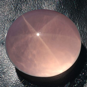 182,80 ctw natürlicher rosafarbener Stern-Rosenquarz, Transparent, Transparent / Lichtdurchlässig