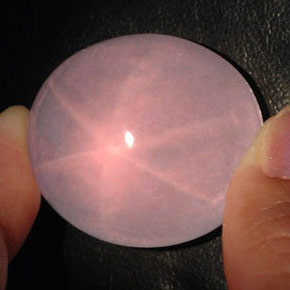 167,45 ctw natürlicher rosafarbener Stern-Rosenquarz, Transparent, Transparent / Lichtdurchlässig