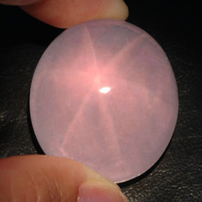 120,50 ctw natürlicher rosafarbener Stern-Rosenquarz, Transparent, Transparent / Lichtdurchlässig