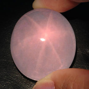 120,50 ctw natürlicher rosafarbener Stern-Rosenquarz, Transparent, Transparent / Lichtdurchlässig