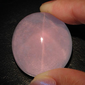 101,45 ctw natürlicher rosafarbener Stern-Rosenquarz, Transparent, Transparent / Lichtdurchlässig