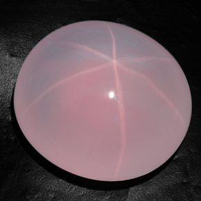 1313,00 ctw natürlicher rosafarbener Stern-Rosenquarz, Transparent, Transparent / Lichtdurchlässig