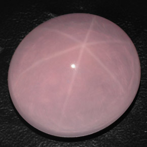 93,25 ctw natürlicher rosafarbener Stern-Rosenquarz, Transparent, Transparent / Lichtdurchlässig