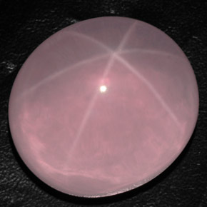163,20 ctw natürlicher rosafarbener Stern-Rosenquarz, Transparent, Transparent / Lichtdurchlässig