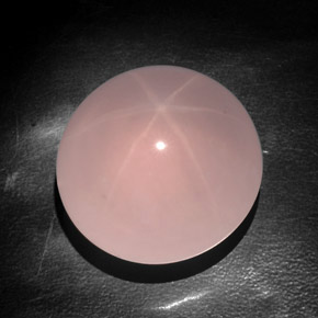 138,05 ctw natürlicher rosafarbener Stern-Rosenquarz, Transparent, Transparent / Lichtdurchlässig