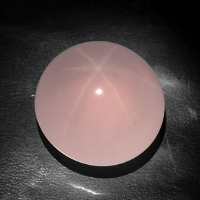 138,05 ctw natürlicher rosafarbener Stern-Rosenquarz, Transparent, Transparent / Lichtdurchlässig