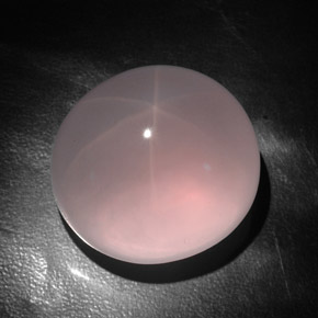 147,25 ctw natürlicher rosafarbener Stern-Rosenquarz, Transparent, Transparent / Lichtdurchlässig