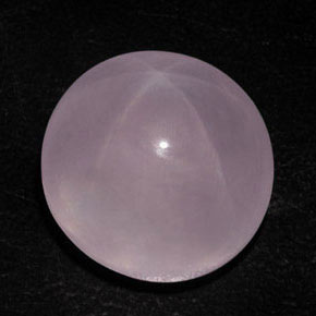 50,41 ctw natürlicher rosafarbener Stern-Rosenquarz, Oval Schliff, Transparent