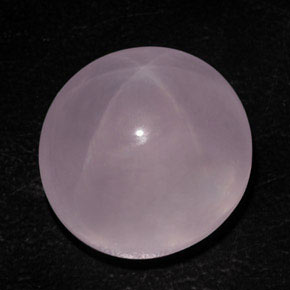 50,41 ctw natürlicher rosafarbener Stern-Rosenquarz, Oval Schliff, Transparent