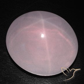 9,17 ctw natürlicher Mittelrosa Rosa Sternrosenquarz, Transparent, Transparent / Lichtdurchlässig