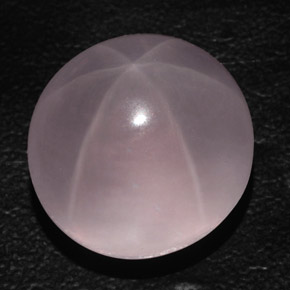 9,17 ctw natürlicher Pink Sternrosenquarz, Oval Schliff, Transparent