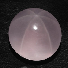 9,17 ctw natürlicher Pink Sternrosenquarz, Oval Schliff, Transparent