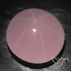 382.95ct Natürlicher rose-rosa Sternrosenquarz, Oval, Transparent / Lichtdurchlässig