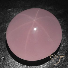 9,17 ctw natürlicher rose-rosa Sternrosenquarz, Oval, Transparent / Lichtdurchlässig