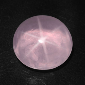 28,96 ctw natürlicher rosafarbener Stern-Rosenquarz, Oval Schliff, Transparent