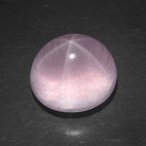 9,17 ctw natürlicher Pink Sternrosenquarz, Oval Schliff, Transparent