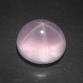 9,17 ctw natürlicher Pink Sternrosenquarz, Oval Schliff, Transparent