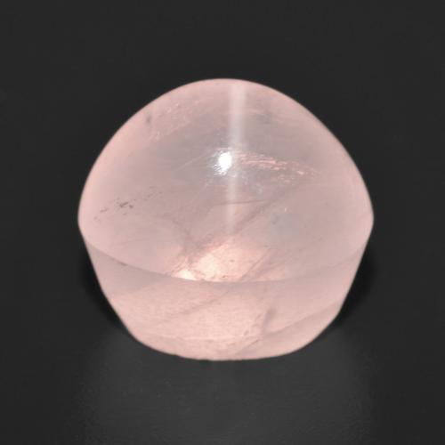 10,60 ctw natürlicher rosafarbener Stern-Rosenquarz, Oval Schliff, Lichtdurchlässig