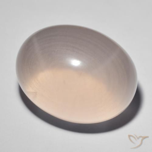 9,17 ctw natürlicher Mittelrosa Sternrosenquarz, Oval, Transparent