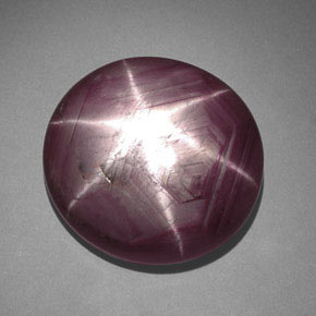 34,19 ctw natürlicher roter Stern-Rubin, Oval Schliff, Lichtundurchlässig