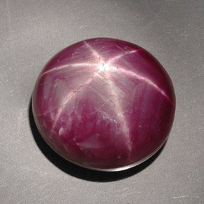 34,16 ctw natürlicher roter Stern-Rubin, Oval Schliff, Lichtundurchlässig