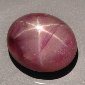 36,27 ctw natürlicher roter Stern-Rubin, Oval Schliff, Lichtundurchlässig