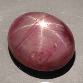 36,27 ctw natürlicher roter Stern-Rubin, Oval Schliff, Lichtundurchlässig