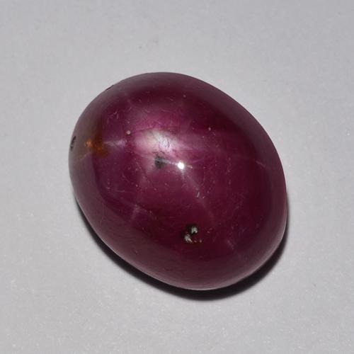 8,39 ctw natürlicher roter Stern-Rubin, Oval Schliff, Lichtundurchlässig