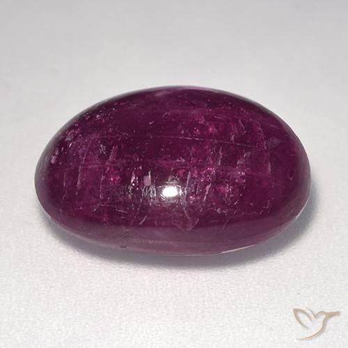 9,17 ctw natürlicher Himbeerrot Sternrubin, Oval Schliff, Lichtundurchlässig