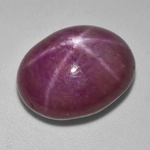 16,92 ctw natürlicher roter Stern-Rubin, Oval Schliff, Lichtundurchlässig