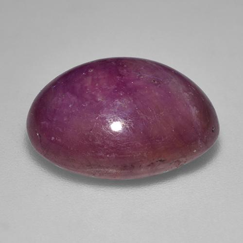 16,92 ctw natürlicher roter Stern-Rubin, Oval Schliff, Lichtundurchlässig
