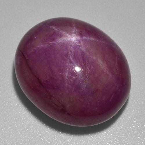 9,17 ctw natürlicher tiefrot Sternrubin, Oval Schliff, Lichtundurchlässig