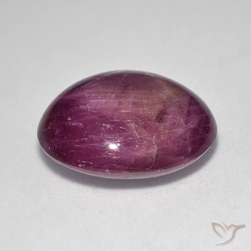 9,17 ctw natürlicher Himbeerrot Sternrubin, Oval, Lichtundurchlässig