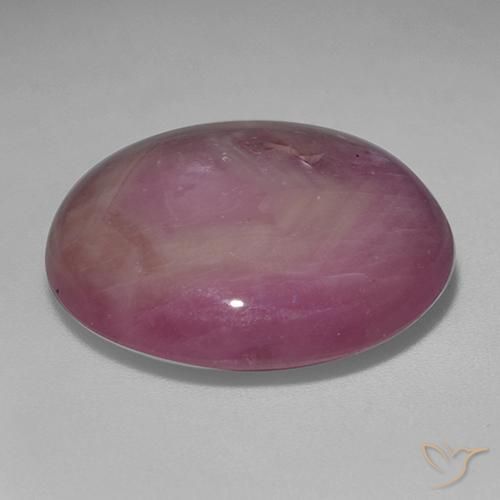 9,17 ctw natürlicher Mittel-Helllila Sternrubin, Oval, Lichtundurchlässig