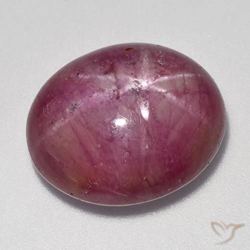 9,17 ctw natürlicher Mittel-Helllila Sternrubin, Oval, Lichtundurchlässig