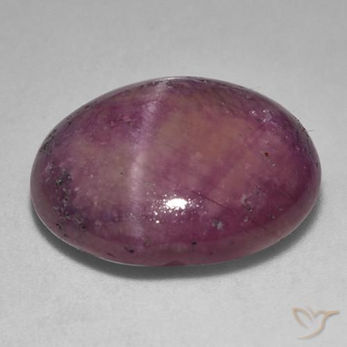 9,17 ctw natürlicher Himbeerrot Sternrubin, Oval, Lichtundurchlässig