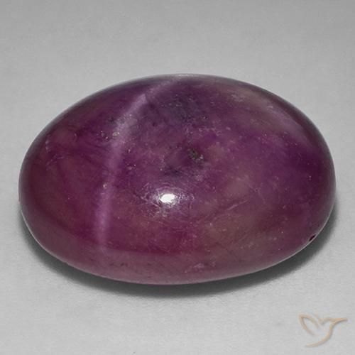 9,17 ctw natürlicher Boysenberry Purple Stern-Rubin, Oval Schliff, Lichtundurchlässig