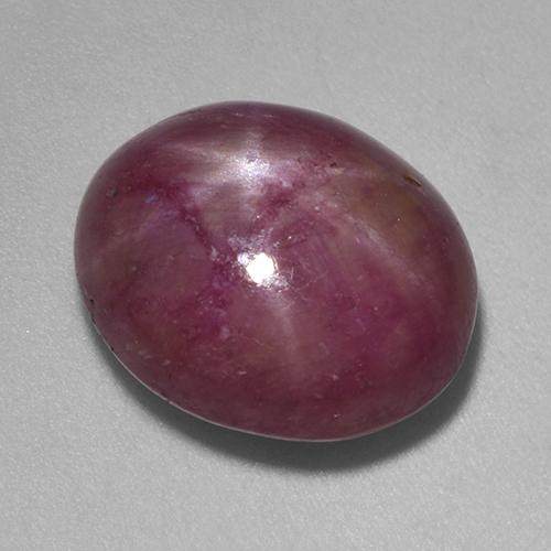 10,07 ctw natürlicher purpurfarbener Stern-Rubin, Oval Schliff, Lichtundurchlässig