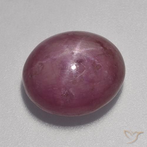 9.23ct Natürlicher Mittelrot Sternrubin, Oval, Lichtundurchlässig