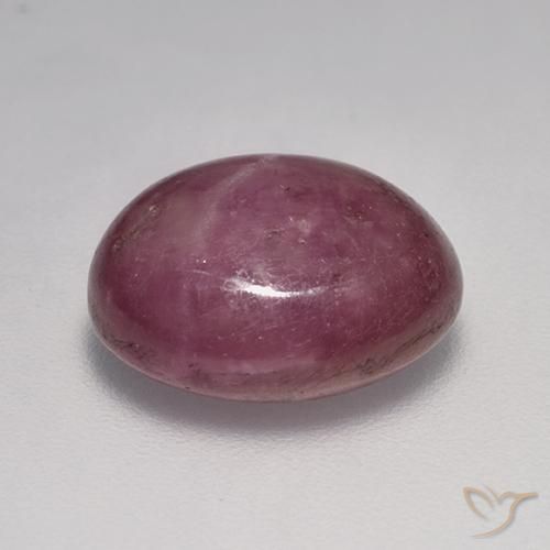 9,17 ctw natürlicher Mittelrot Sternrubin, Oval, Lichtundurchlässig