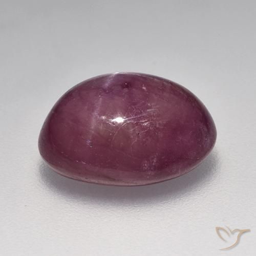 9,17 ctw natürlicher Himbeerrot Sternrubin, Oval, Lichtundurchlässig
