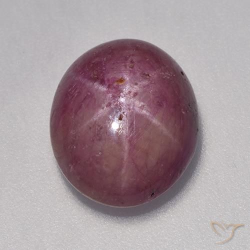 9,17 ctw natürlicher Himbeerrot Sternrubin, Oval, Lichtundurchlässig
