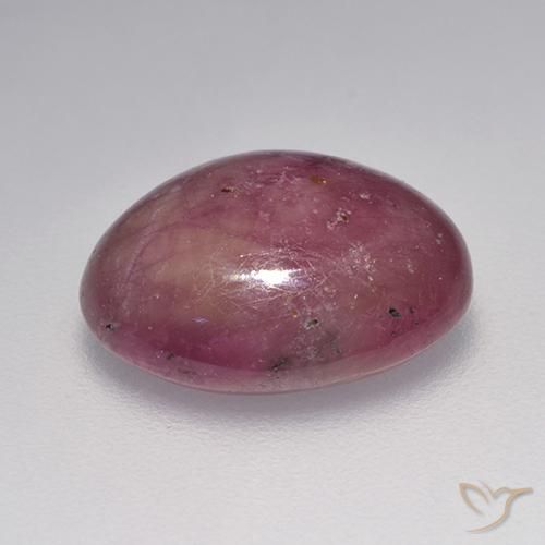 9,17 ctw natürlicher Himbeerrot Sternrubin, Oval, Lichtundurchlässig