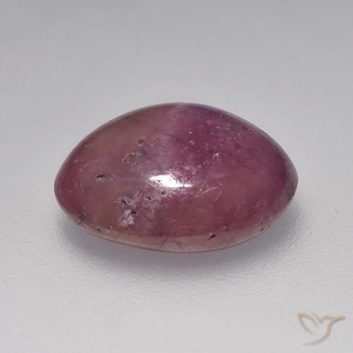 9,17 ctw natürlicher Mittelrot Sternrubin, Oval, Lichtundurchlässig